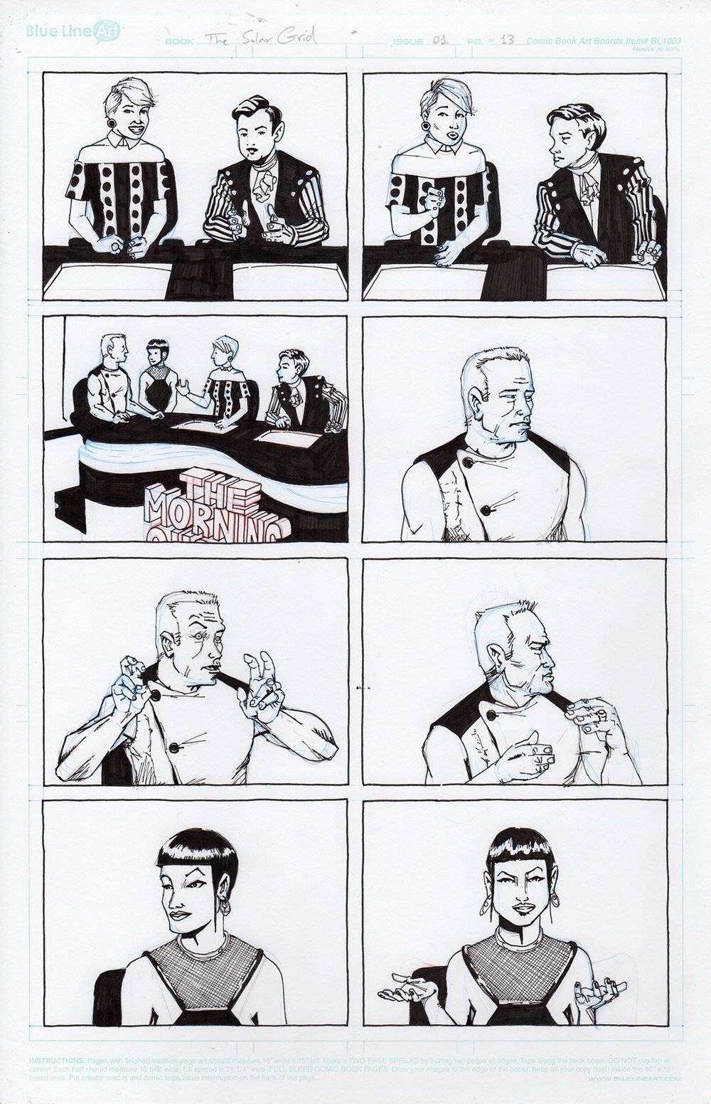 The Solar Grid 01: Complete Original Interior Art