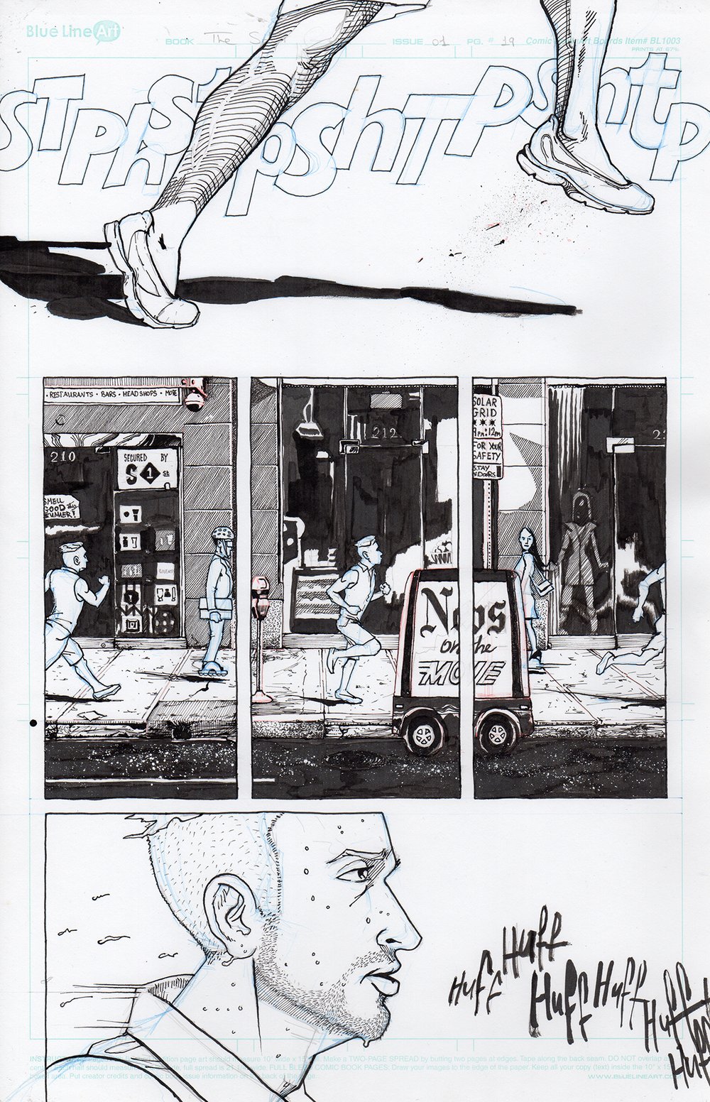 The Solar Grid 01: Complete Original Interior Art