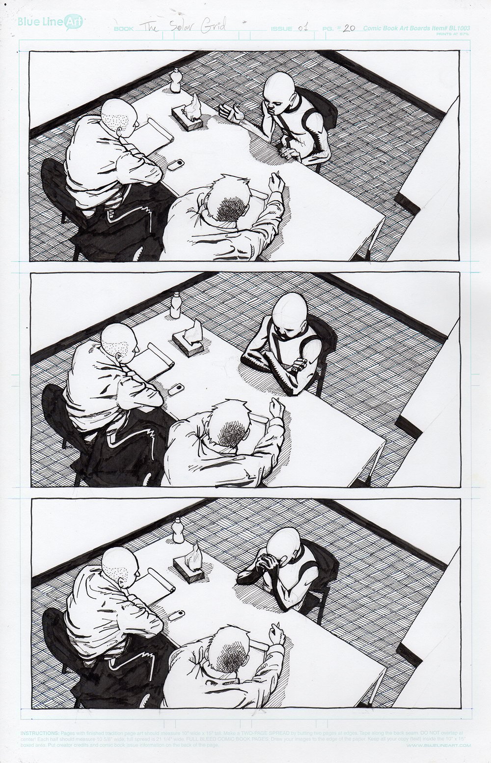 The Solar Grid 01: Complete Original Interior Art