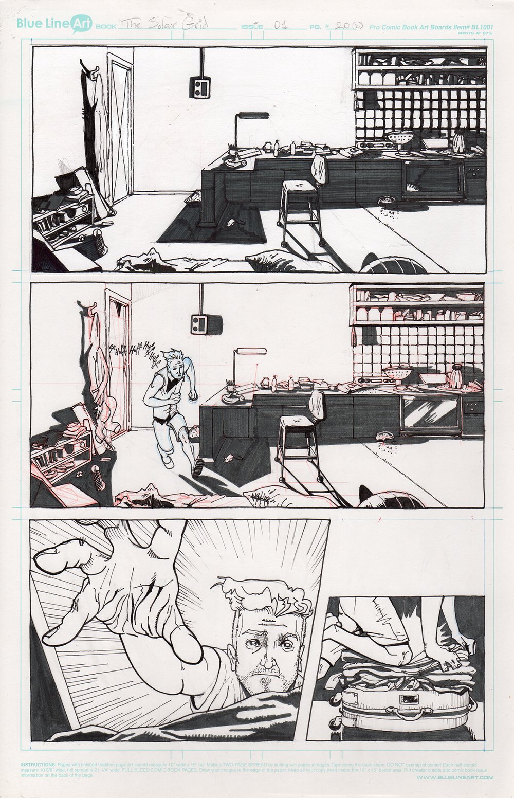 The Solar Grid 01: Complete Original Interior Art