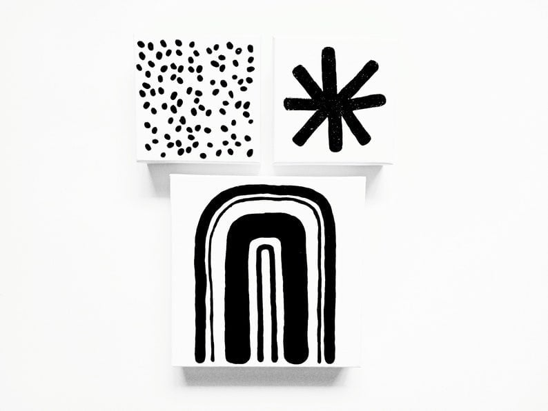 Image of * CoNfetti * - 5" X 5" CANVAS