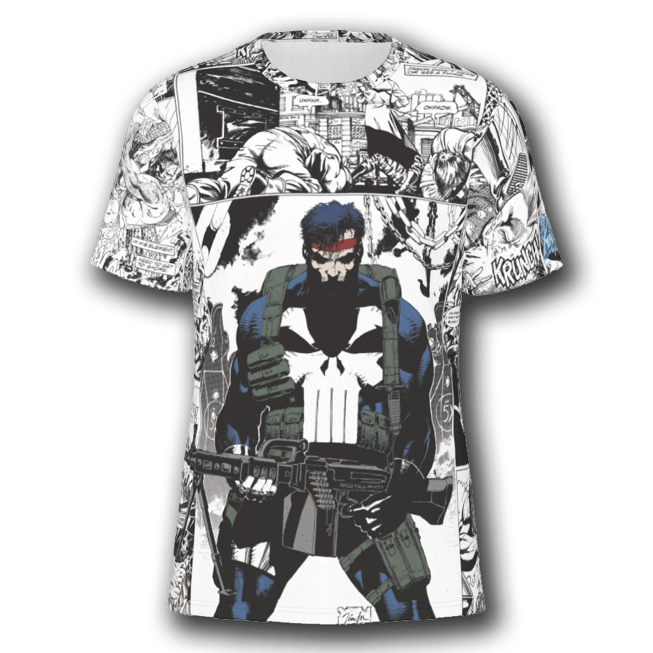 Image of The Punisher AOP Cotton Tee