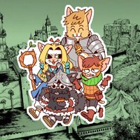 Image 1 of Dungeon Mew-shi Sticker