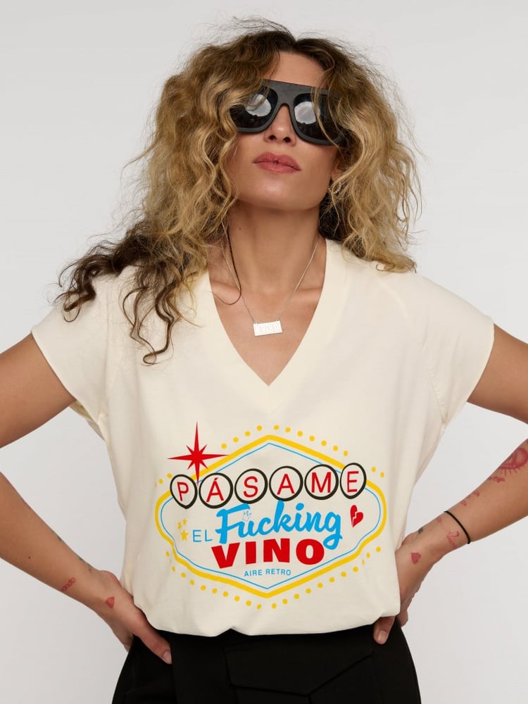 Image of CAMISETA FUCKING VINO CRUDA