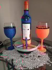Image 1 of Blue and Orange Stella Rose Set