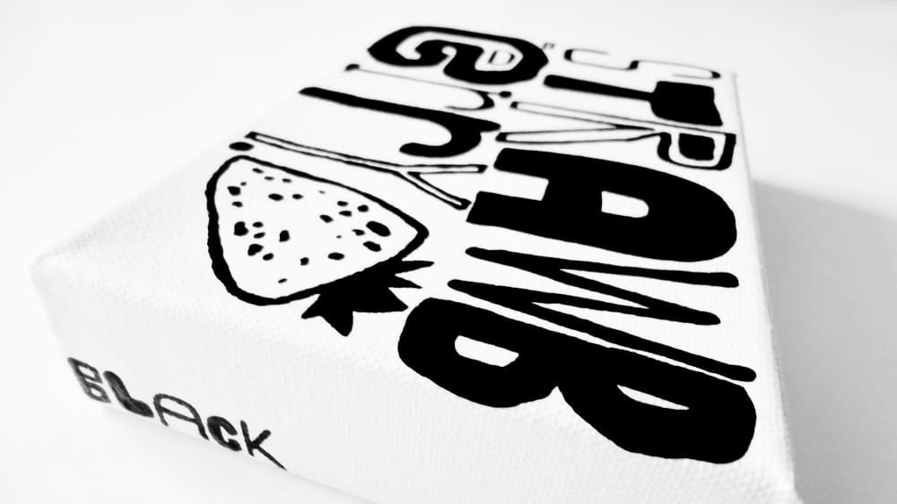 Image of StRAWbERRY - 5" X 7" CANVAS
