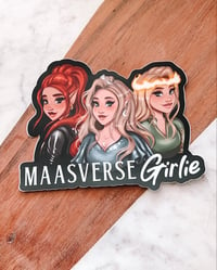 Image 1 of MAASVERSE Girlie Bumper Sticker