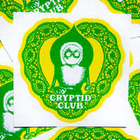 Image 1 of Cryptid Club Flatwoods Monster Sticker