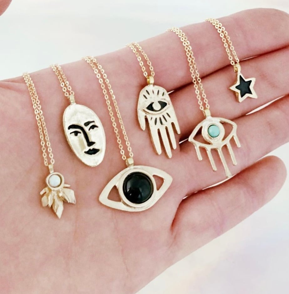 Image of Face Necklace