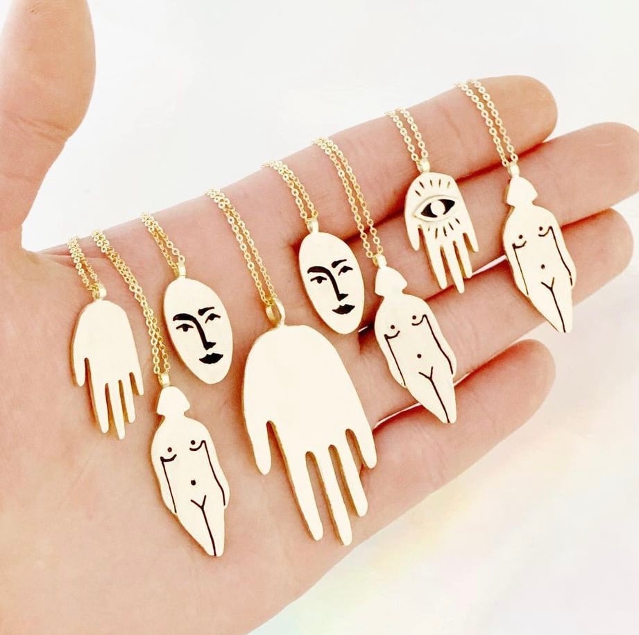 Image of Face Necklace