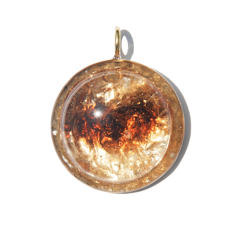 Image of 43mm:  Citrine/Golden Mica/Gd - 46-1