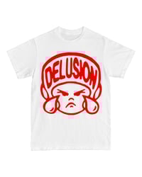 délusion tee #2: hatred - white tee