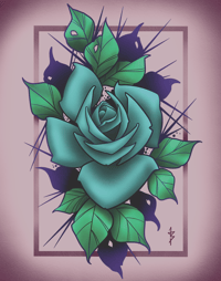 "BLOOMED" ROSE 11 x 14 PRINT