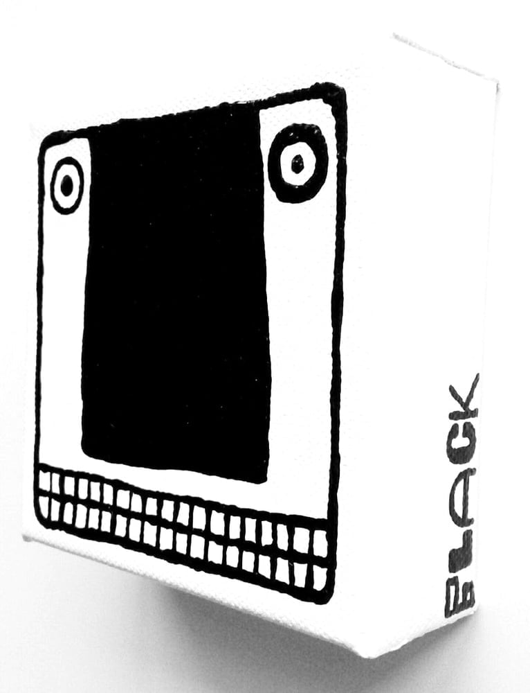 Image of FACE PAINTING - 4" X 4" CANVAS ..