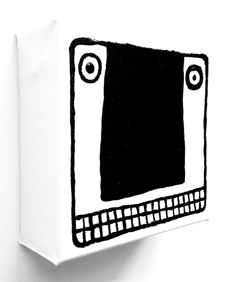Image of FACE PAINTING - 4" X 4" CANVAS ..