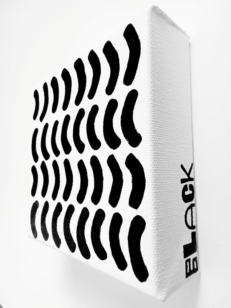 Image of ))) BoOMeRaNG ((( - 5" X 5" CANVAS
