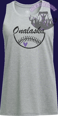 Image 2 of Onalaska Softball/Baseball- Women's Racerback Tank