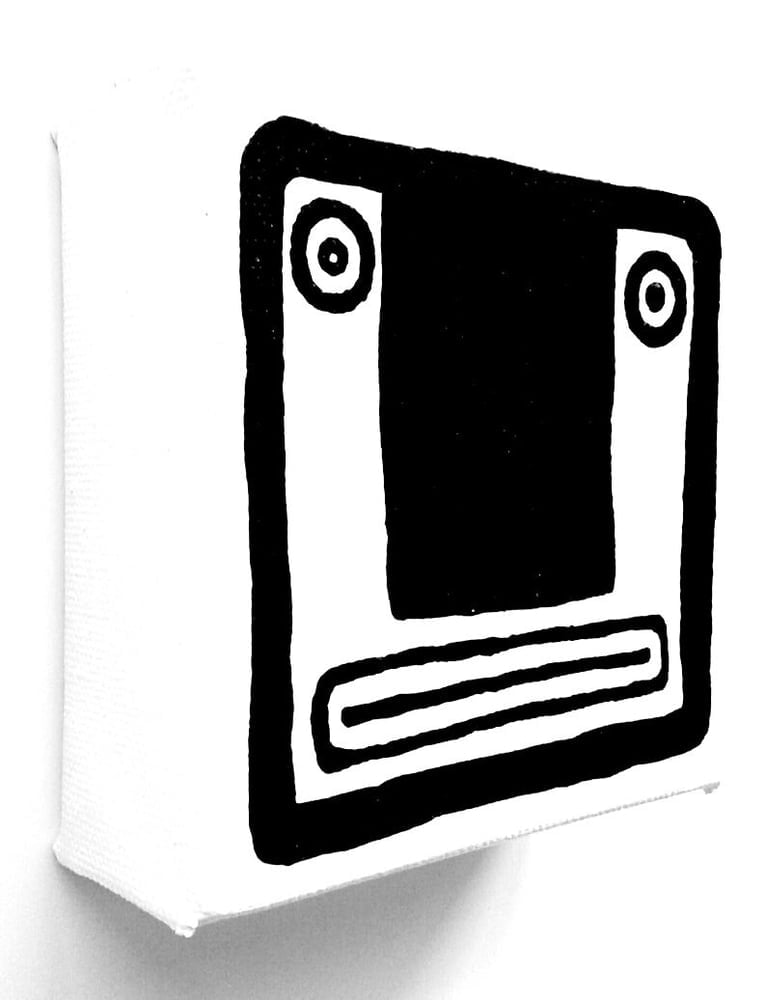 Image of FACE PAINTING - 4" X 4" CANVAS ...