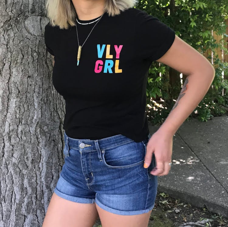 Image of VLY GRL Logo Tee