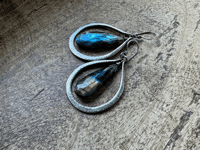 Image 10 of Sterling Silver Labradorite earrings 