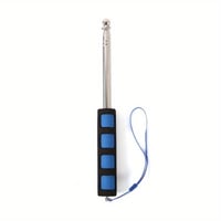 Image 1 of 2m Stainless Steel Telescopic Extendable Flag pole  for waving with sponge covered handle