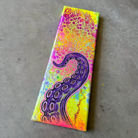 Image 2 of Purple Tendie (yellow background) painting