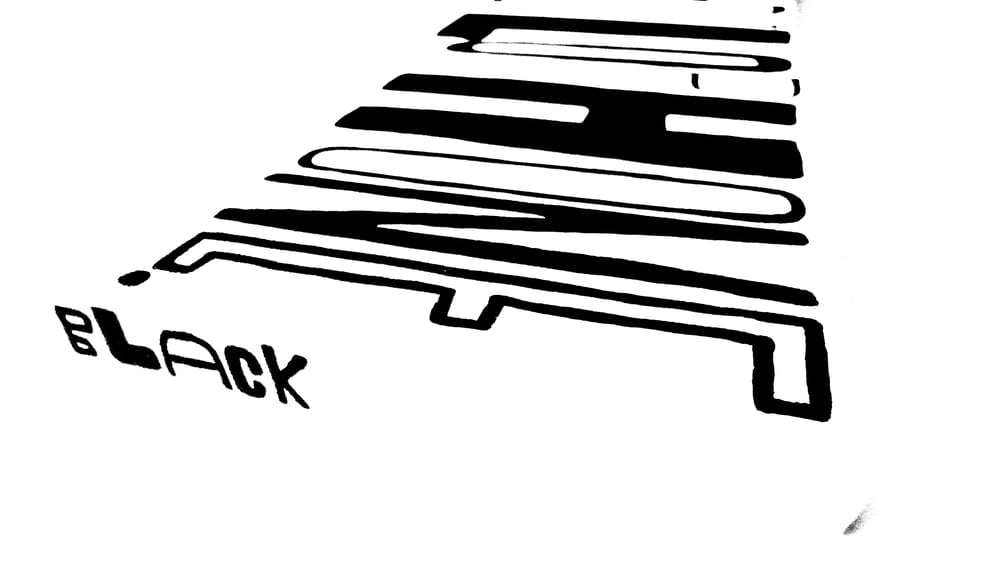 Image of BaCkbONe XYLoPhONe . - 6" X 24" CANVAS