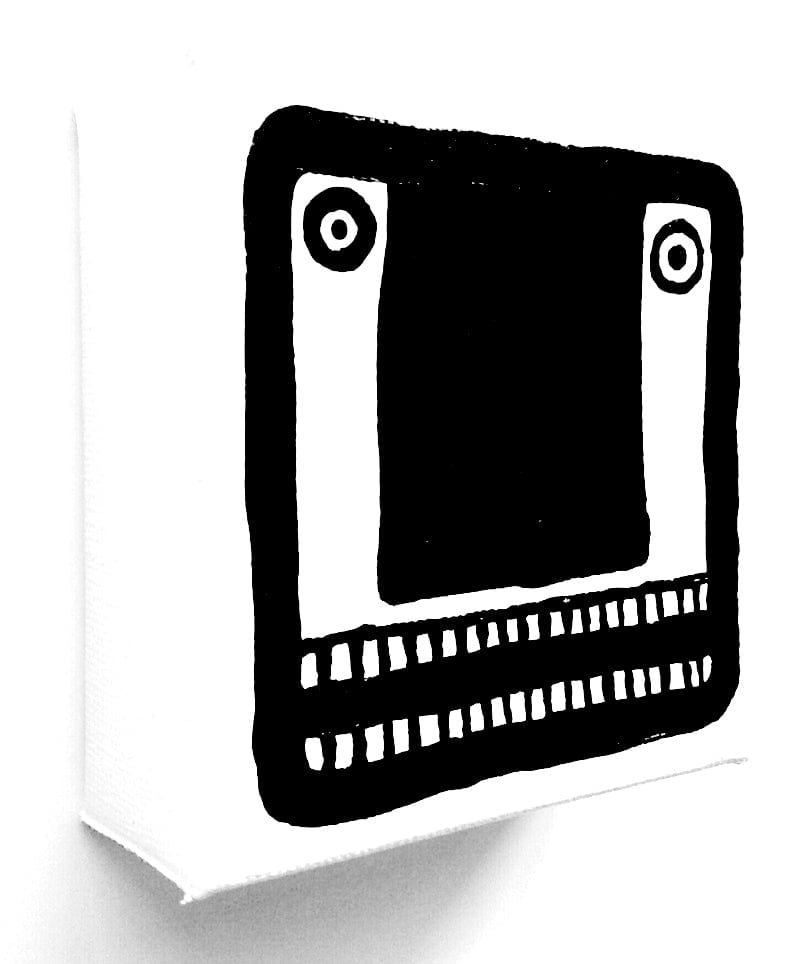 Image of FACE PAINTING - 4" X 4" CANVAS ....