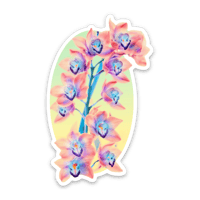 Image 2 of STICKER: Spring Orchids