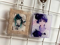 [A- Grade] Double Epoxy Frame Keychains