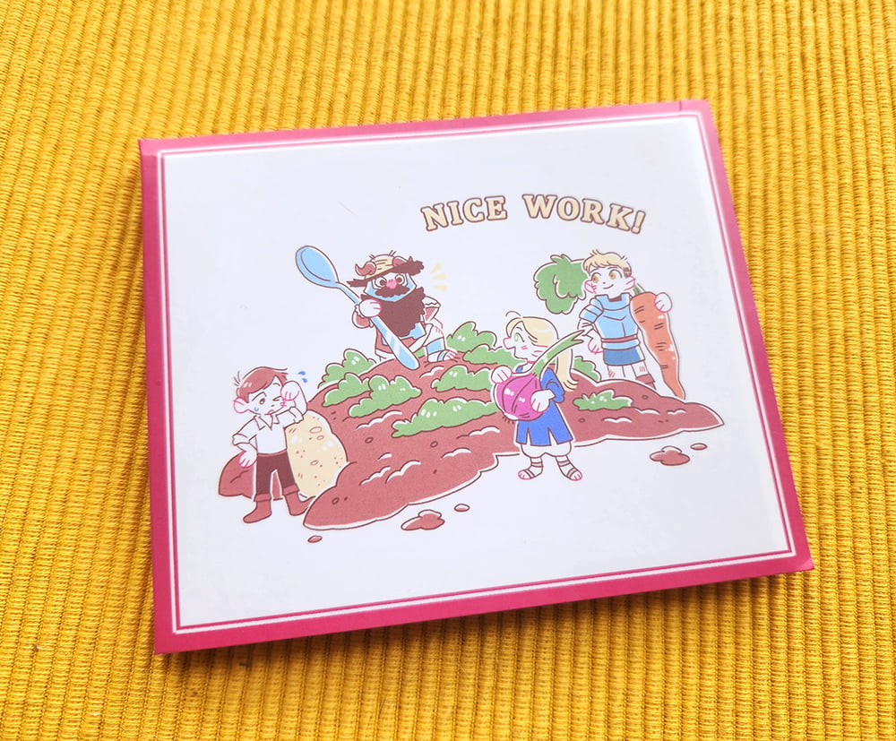 Dungeon Meshi Shopping List Notepad