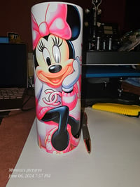 Minnie mouse sublimation tumbler 