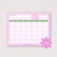 Image 4 of Strawberry Matcha Monthly Planner