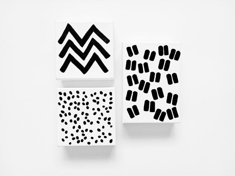 Image of * dANCe PaRtY * - 5" X 7" CANVAS
