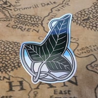 Image 2 of Leaf of Lorien Holographic Sticker