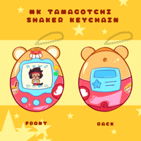 MK TAMAGOTCHI SHAKER KEYCHAIN