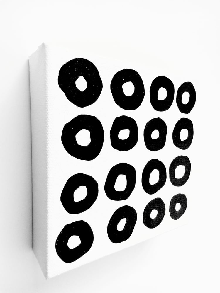 Image of BUbbLeS - 6" X 6" CANVAS
