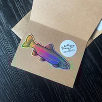 Image 1 of Rainbow Rainbow Only Trouts Sticker