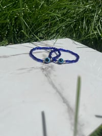 Dark Blue Seed Evil Eye 
