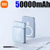 MSL 50000mAh Power Bank - Magnetic Qi Wireless Charger, 22.5W Fast Charging for iPhone, Samsung