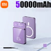 MSL 50000mAh Power Bank - Magnetic Qi Wireless Charger, 22.5W Fast Charging for iPhone, Samsung