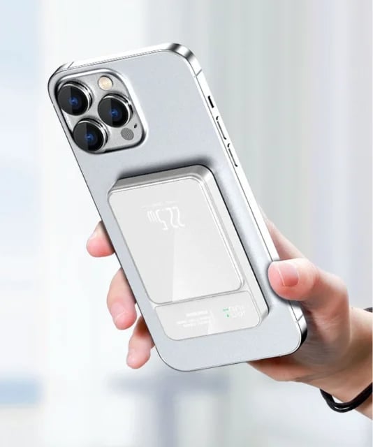 MSL 50000mAh Power Bank - Magnetic Qi Wireless Charger, 22.5W Fast Charging for iPhone, Samsung
