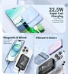 MSL 50000mAh Power Bank - Magnetic Qi Wireless Charger, 22.5W Fast Charging for iPhone, Samsung