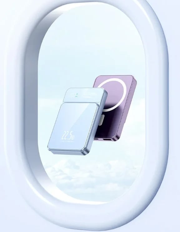 MSL 50000mAh Power Bank - Magnetic Qi Wireless Charger, 22.5W Fast Charging for iPhone, Samsung