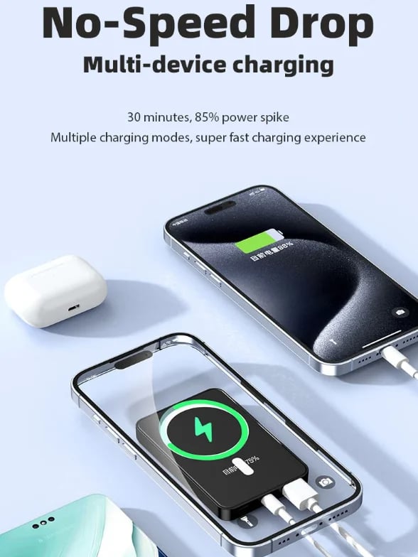 Magnetic Qi Wireless Charging Example