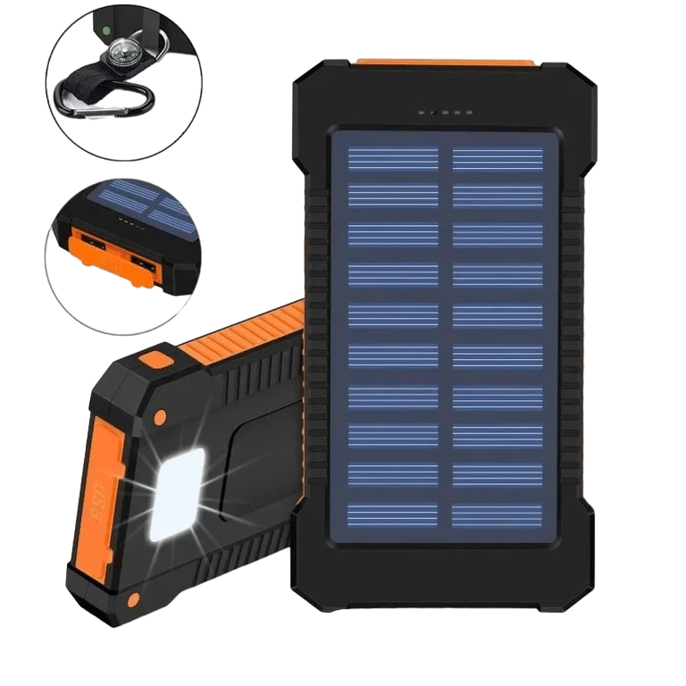 200000mAh Portable Solar Power Bank Hero Image