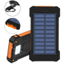 200000mAh Portable Solar Power Bank - Fast Charging, Waterproof with SOS Flashlight