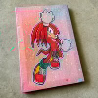 Image 2 of Knuckles fanart painting