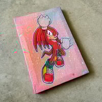 Image 1 of Knuckles fanart painting