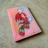 Image 3 of Knuckles fanart painting
